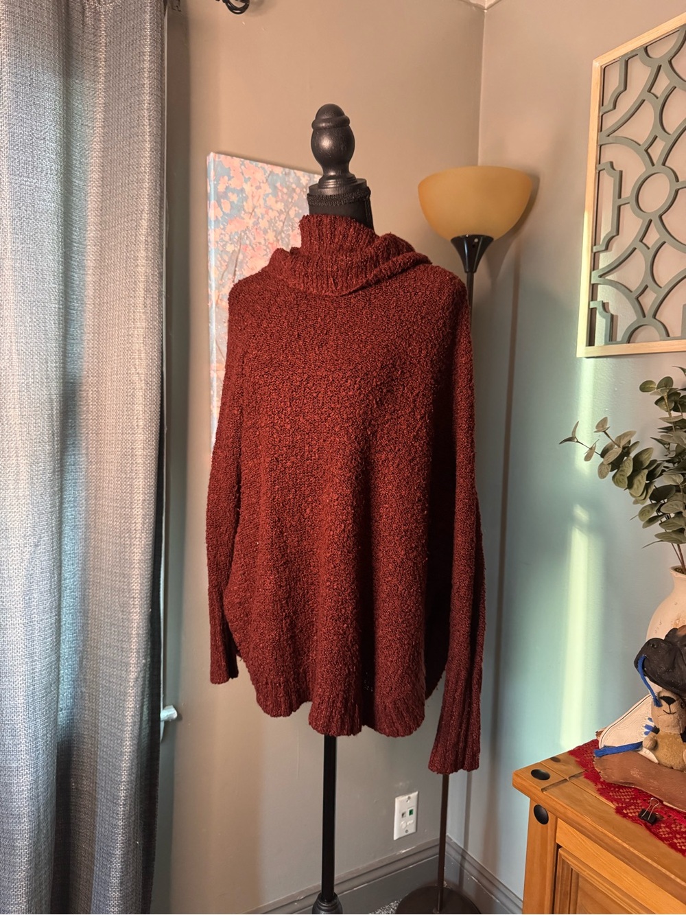 Faded Glory Women's Cozy Cowlneck Sweater